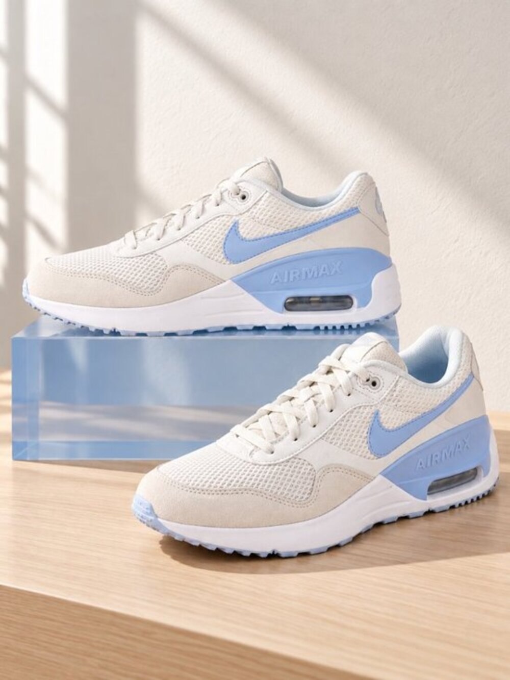 Nike Air Max SYSTM Summit White Cobalt Blue Women’s 8.5 Youth 7 NWT